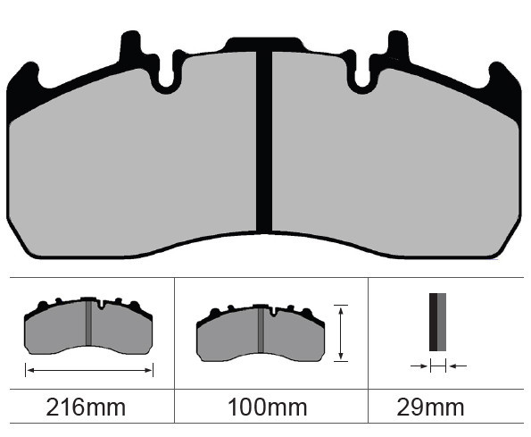 BRAKE PADS Volvo,RVI