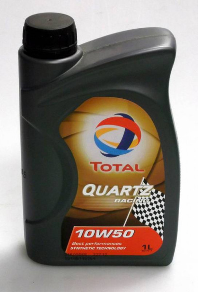 OIL TOTAL 10W50 TOTAL Quartz Racing ENGINE 1l