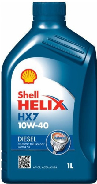 Olej motorový 10W40 SHELL HELIX HX7 Diesel 1L