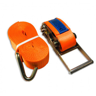 LASHING BELT 10t/10m WITH HOOK AND RATCHET