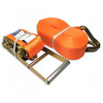 LASHING BELT 8t/10m WITH HOOK AND RATCHET