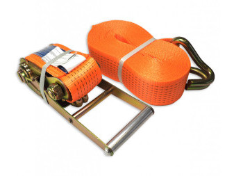 LASHING BELT 8t/10m WITH HOOK AND RATCHET