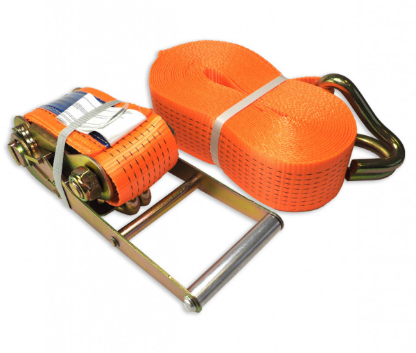 LASHING BELT 8t/12m WITH HOOK AND RATCHET