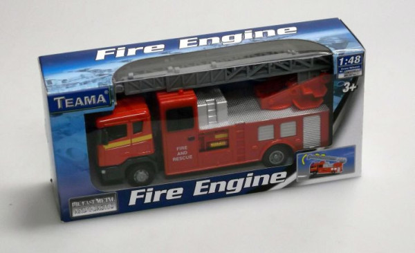 Model Scania hasič s žebříkem