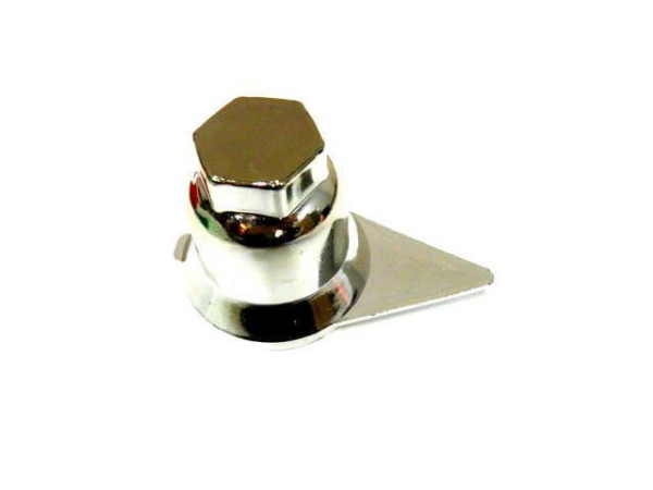 COVER NUT WHEEL 32 CHROMED WITH INDICATOR