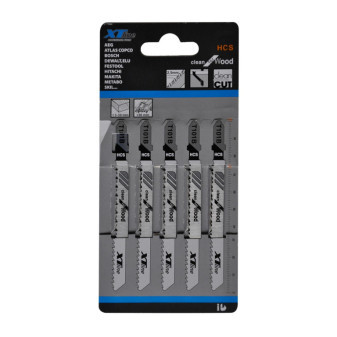 Plátky pilové přímočaré 5ks - 75mm, velikost zubu 3mm