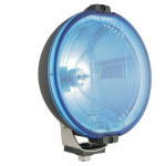 HEADLAMP  halogenový, ROUND BLUE LED kroužek183mm 12V