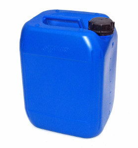Kanystr 25L plastový na olej modrý nebo bílý