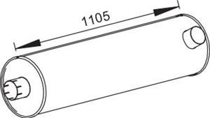 EXHAUST SILENCER RVI Midlum