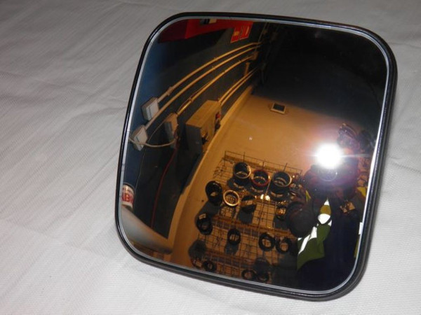 MIRROR š., L, P, LS7026R300, 24V, MAN, MB Actros, R300mm, 200x200 MEKRA