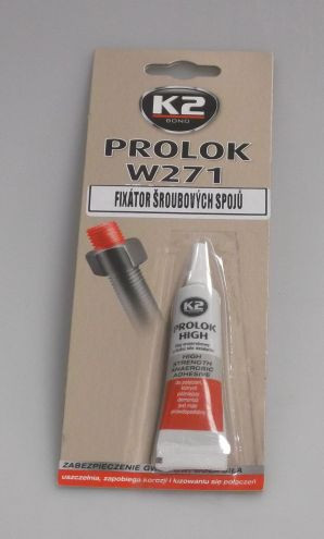 Fixátor šroubových spojů K2 PROLOK High 6ml červený