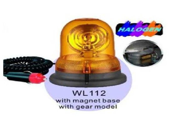 Maják halogenový 12/24V magnetický