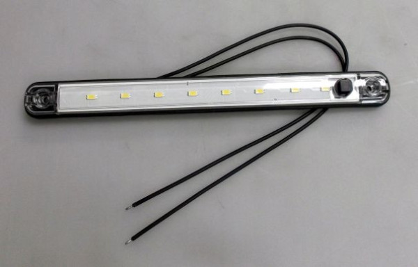 Svítilna osvětlení vnitřní LW 09 24V 8 LED s vypínačem, LED, 24V