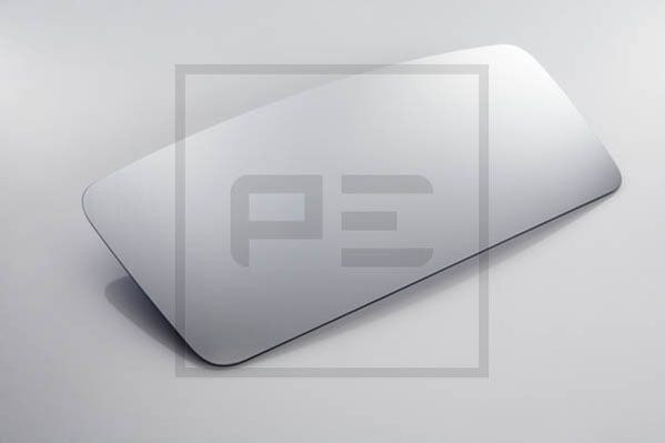 MIRROR GLASS, L, P, 24V, DAF, 1200 mm, 372x189