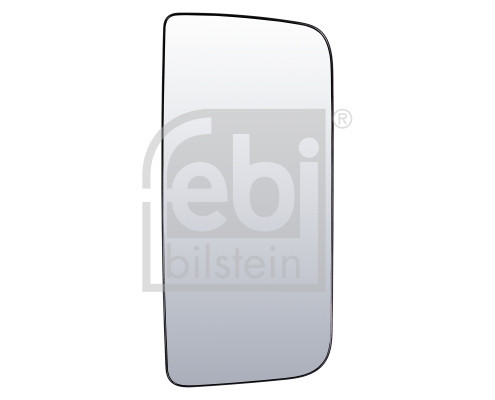 MIRROR GLASS,P, 24V MB Actros MP4, R1200mm, 430x193x34