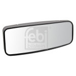 MIRROR GLASS PANORAMATIC,L, 12V,MB Spr.,VW LT,R400mm , 157x65x20