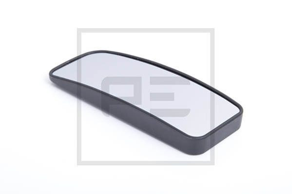 MIRROR GLASS PANORAMATIC,P, 12V,MB Spr.,VW LT,R400mm , 157x65x20