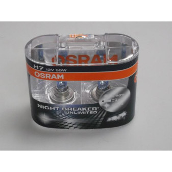 Žárovka 12V H7 55W Px26d OSRAM NIGHTBreaker Unlimited-DUO