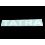 Samolepka nápis Tatra bílý
