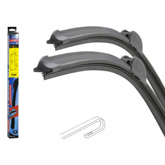 Sada stěračů FLAT SET (HOOK) 610+450mm