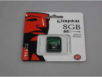 Karta paměťová Kingston SDHC 8GB Class 10