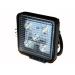Svítilna pracovní 5 LED 12-24V, 5*3W, 110*110mm
