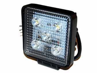 Svítilna pracovní 5 LED 12-24V, 5*3W, 110*110mm