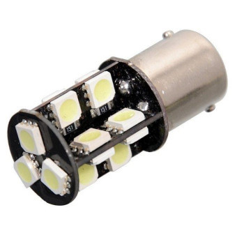 BULB 19 SMD LED 12V Ba15S s rezistorem CAN-BUS ready WHITE