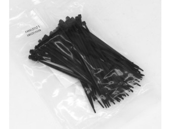 Pásek stahovací plast 2,5*120mm černý