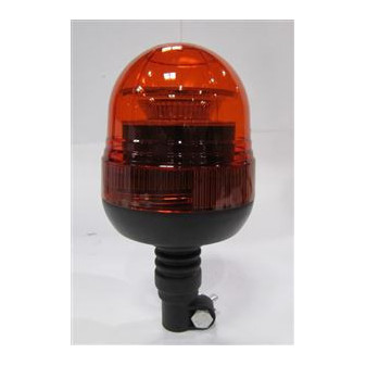 Maják 12V/24V LED oranžový na tyč zábleskový SMD LED