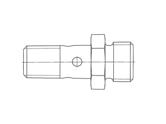 HOLLOW SCREW WITH CONNECTOR