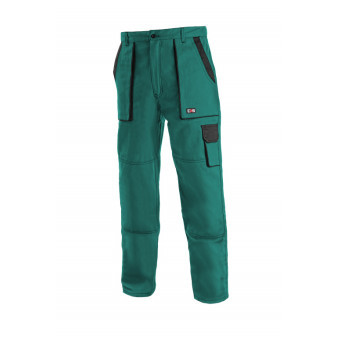 Kalhoty pánské montérkové do pasu CXS-LUXY JOSEF, zeleno-černé, vel. 56, CANIS