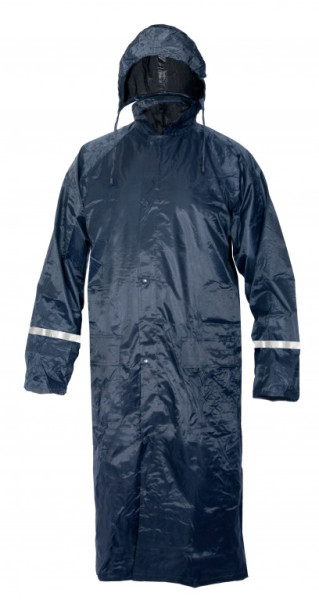 Plášť pogumovaný CXS-VENTO, dlouhý s kapucí, modrý, vel. XL, CANIS