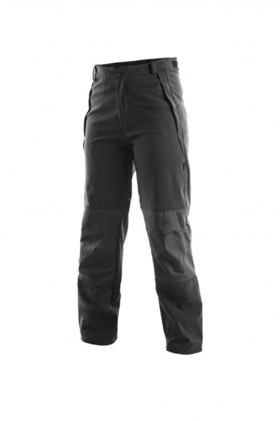 Kalhoty Unisex softshell CXS-BOSTON, černé, vel. 2XL, CANIS