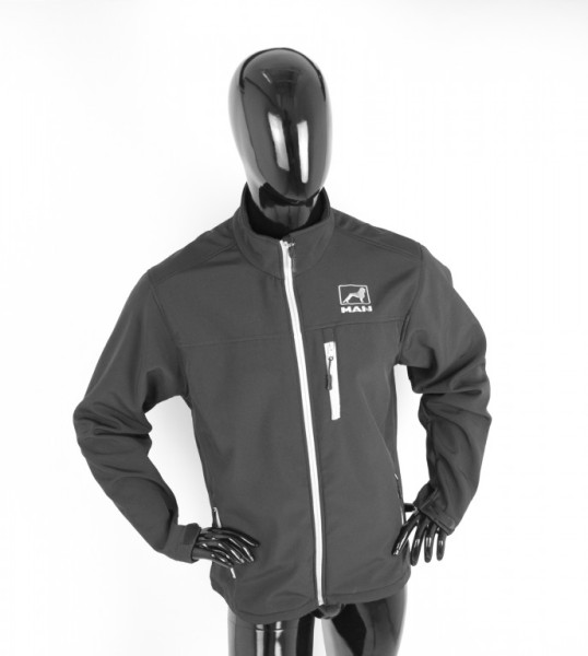 Bunda softshell MAN černá XL