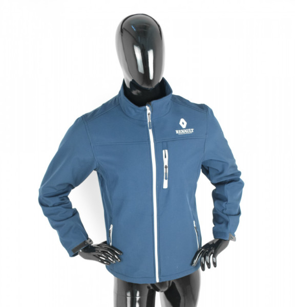 Bunda softshell RENAULT modrá 2XL