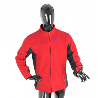 Bunda/mikina fleece DAF červená XL