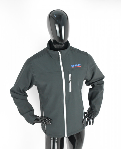 Bunda softshell DAF černá L