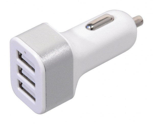 Zástrčka 3x USB 12-24V 5V/2100mA