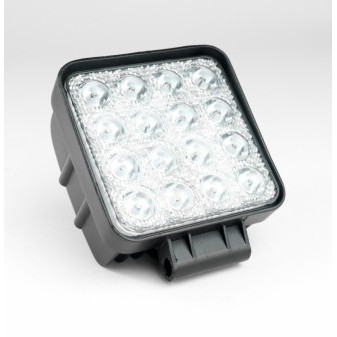 Svítilna pracovní 16 LED, 9-32V, 16*3W, 107x107x58mm, 48W