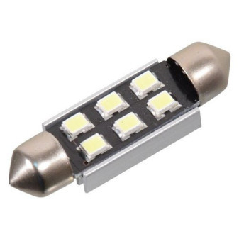 Žárovka 6 SMD LED 12V SV8.5 38mm CAN-BUS