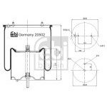 TELESCOPIC DAMPER FRONT DAF