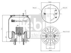 AIR SPRING DAF LF45