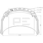 brake drum front MB