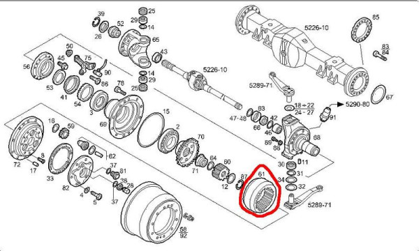 GEAR RIM Iveco