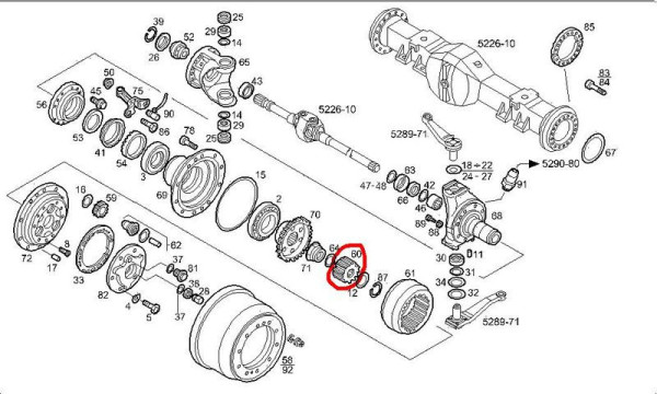 Kolo centrální Iveco