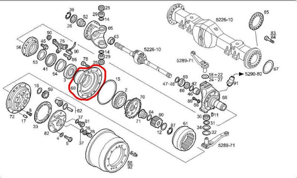 WHEEL HUB Iveco