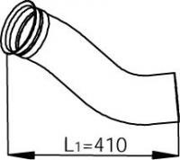 Trubka výfuková Volvo FH12, Euro 5