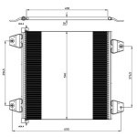 Chladič klimatizace DAF 95XF
