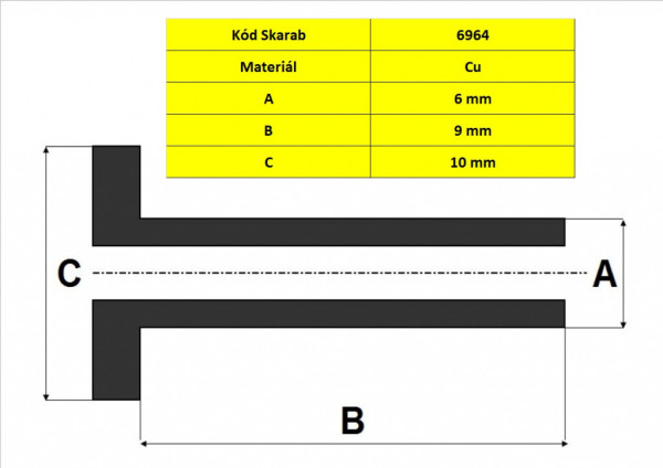 RIVET 6*9 Cu TUBULAR